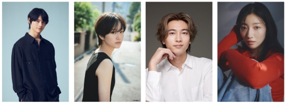 左から前田拳太郎（ソンジュ役）、尾碕真花（チョンソ役）、庄司浩平（テファ役）、川島鈴遥（ユリ役）