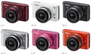 ニコン、レンズ交換式カメラ「Nikon 1 J2」を発売、動画で紹介 