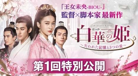 中国時代劇 白華の姫 失われた記憶と3つの愛 Dvdリリース記念で第1回特別無料公開 ナビコン ニュース