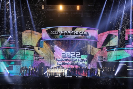 全世界117カ国/地域で視聴されたグローバル音楽フェスティバル「2022 Weverse Con」レポート＆写真到着