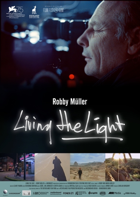撮影監督ロビー・ミューラーのドキュメンタリー映画『光に生きる ̶ ロビー・ミューラー』配信開始、本国版ポスターと予告動画解禁