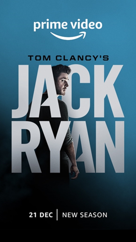 あのジャック・ライアンが帰ってくる！「トム・クランシー／CIA 分析官 ジャック・ライアン」待望のシーズン3、12月全話一挙独占配信